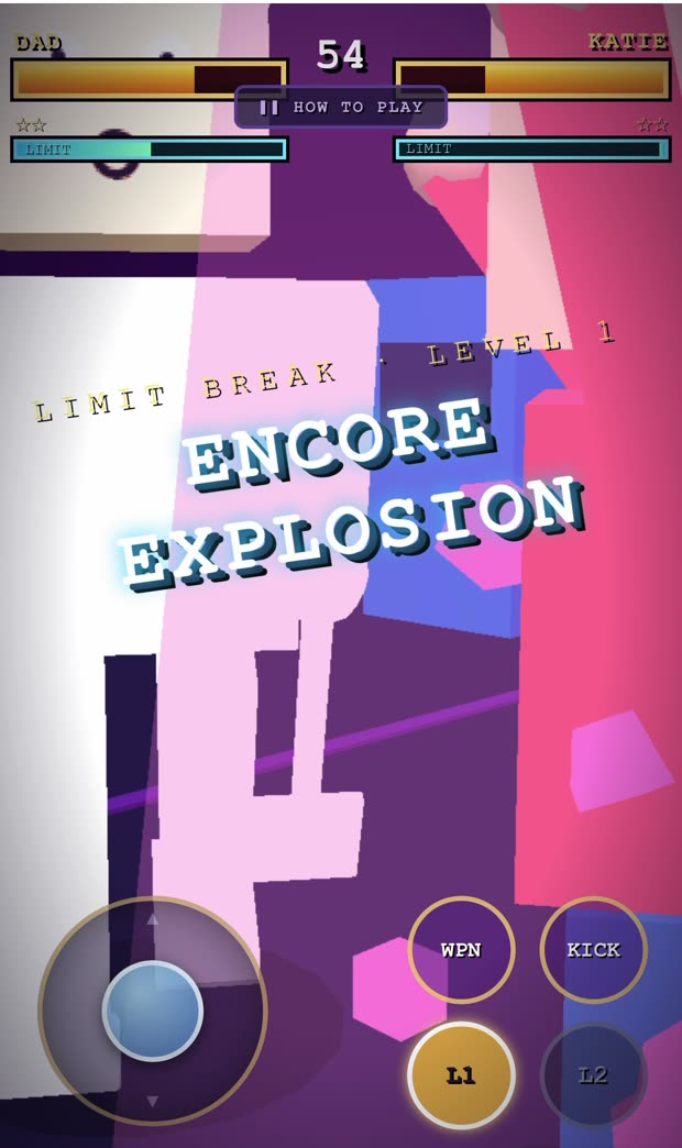 A limit break firing off mid-fight with the words Encore Explosion across the screen